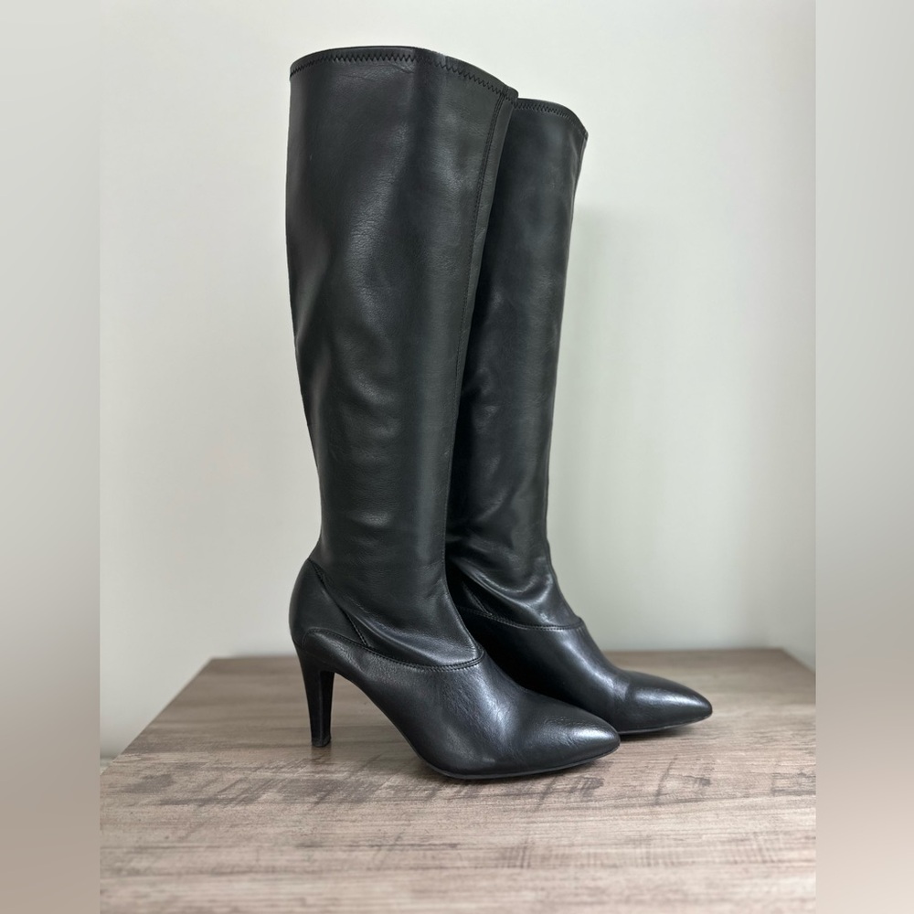 Franco Sarto Black Heeled Boots